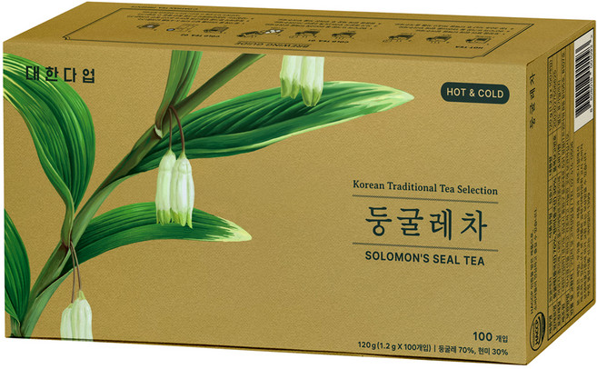 대한다업 둥굴레차, 1.2g, 1개, 100개입