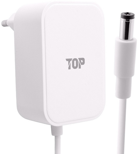 솔탑 DC 24V 1A 일체형 어댑터 2.1mm x 5.5mm x 1.5m, 1개, SOLTOP-1868(화이트)