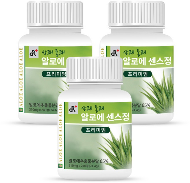 두리농산 상쾌통쾌 알로에 센스정 프리미엄, 74.4g, 3개