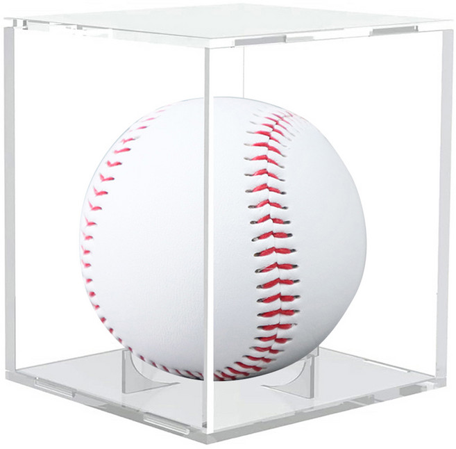 마메 싸인볼 보관 케이스 + 야구공 세트, 투명(케이스), 1세트