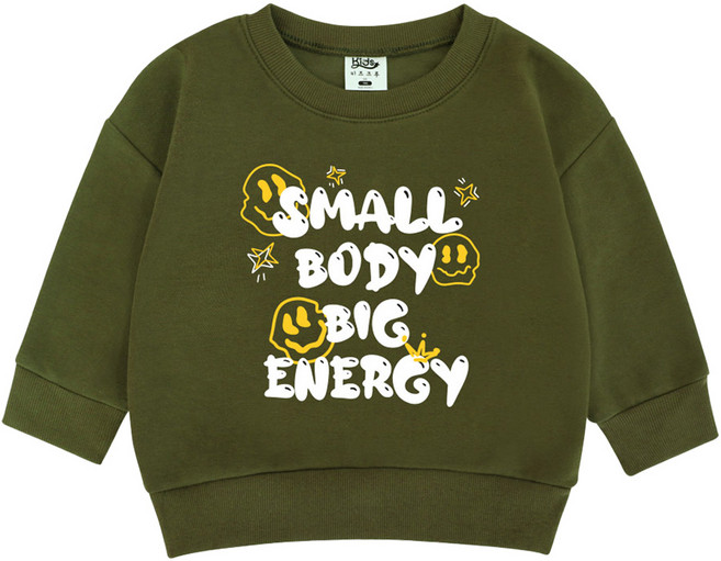 키즈크루 아동용 찌글마일 맨투맨