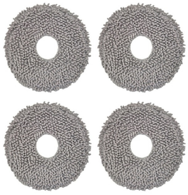 everybot. Ai 多合一掃地機器人 Q7 專用拖布, 4個, 單一商品