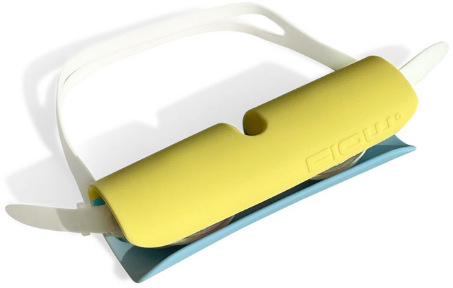 플로우 수경 케이스, 레몬옐로우 + 스카이블루, 1개