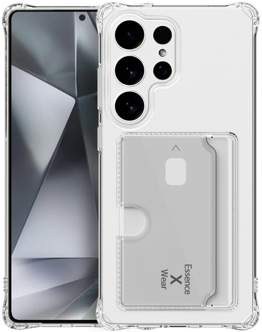 에센스웨어 글레시스 카드수납 투명 젤리 휴대폰 케이스