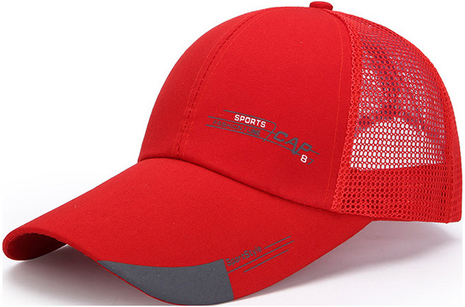 남성용 하프 메쉬 여름 볼캡