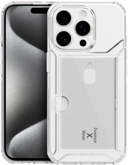 에센스웨어 제로바운드 카드수납 투명 젤리 휴대폰 케이스