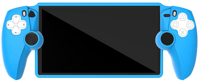 호후 PS5 포탈 포실이 실리콘 커버 스킨 케이스, 블루, 1개