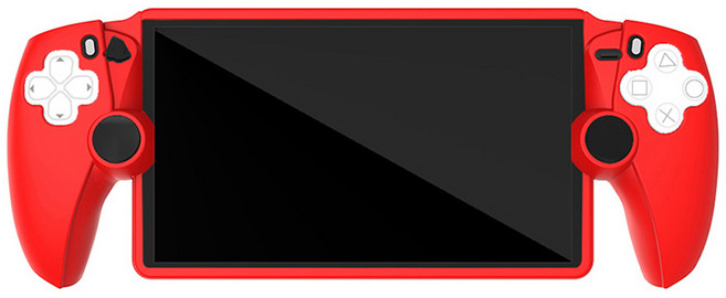 호후 PS5 포탈 포실이 실리콘 커버 스킨 케이스, 레드, 1개