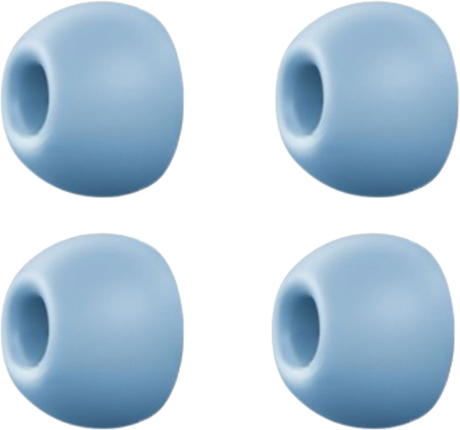 옵션에이 에어팟 프로 / 프로2 호환 컬러 이어캡 S, 라이트블루, 4개