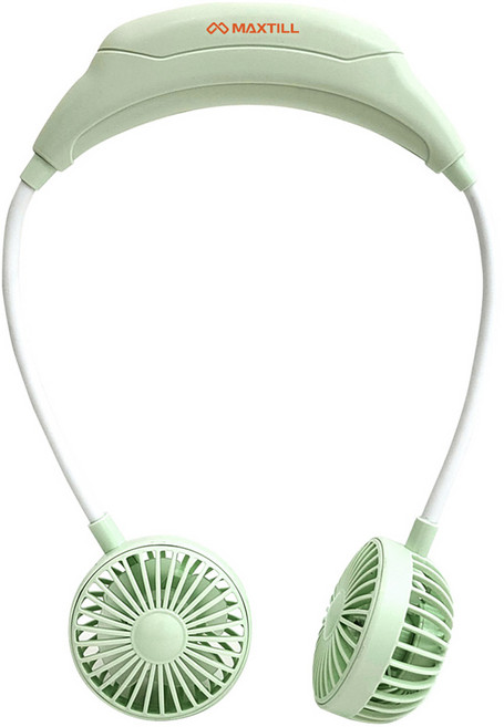 맥스틸 핸즈프리 넥밴드형 휴대용선풍기, MF-NH02, 민트