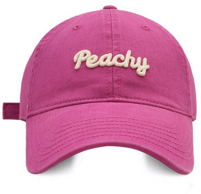 여성용 이니셜 자수 볼캡