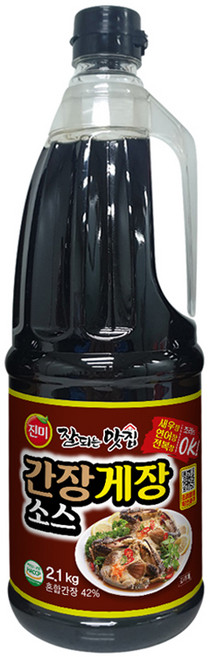 진미 간장게장 소스, 2.1kg, 1개