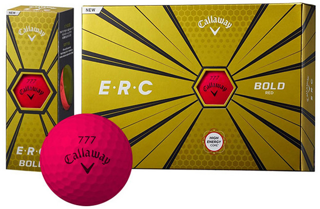 캘러웨이 2023 ERC T라인 골프공 3피스, 레드, 12개입, 1개