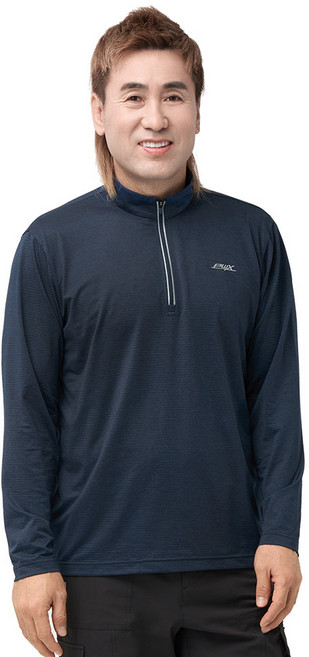 프로월드컵 남성용 베이직 골프웨어 집업 티셔츠 Q124-3102-1