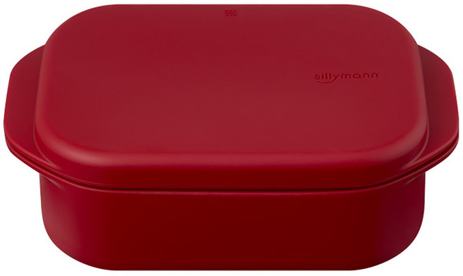 실리만 국내생산 이지웨이 실리콘 찜기 멀티 1100ml 스트로베리레드 1개