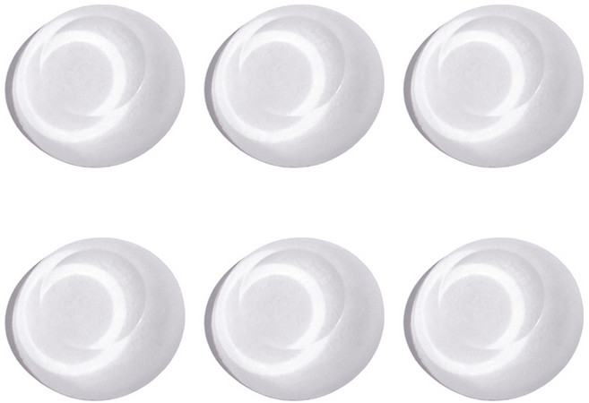 올하이 가구 문 충돌 소음방지 충격완화 두꺼운 빅사이즈 도어 스티커 원형, 6개