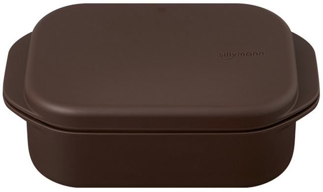 실리만 국내생산 이지웨이 실리콘 찜기 멀티 1100ml 초코브라운 1개