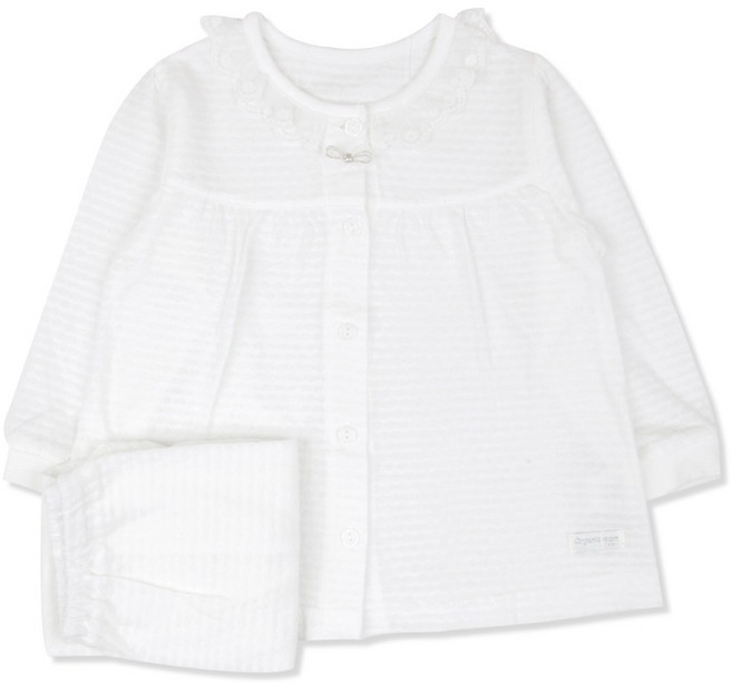 ORGANICMOM 嬰幼兒用 Supima布料 Louislin 長袖內衣上下套裝
