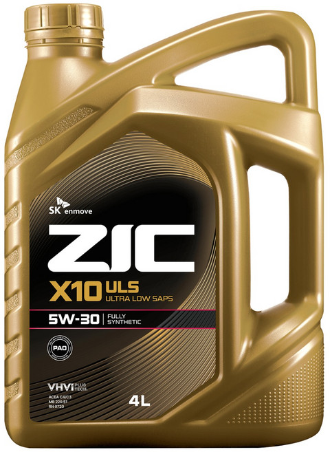 지크 X10 ULS 5W-30 합성엔진오일, 1개, 5w30, 4L
