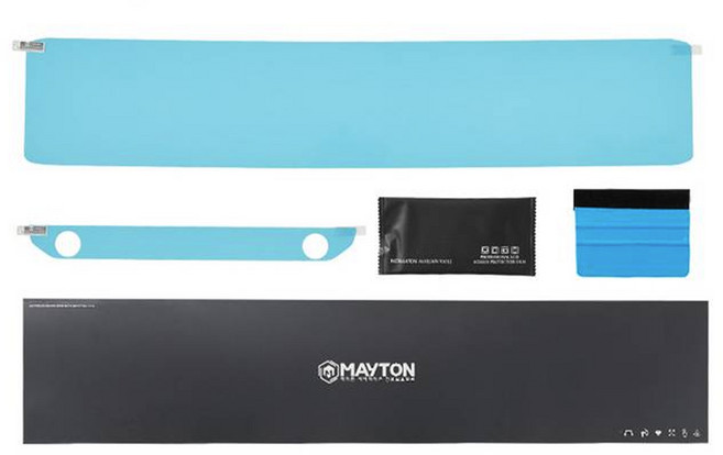 메이튼 네비게이션&공조기 보호 필름 종이 질감 세트, 현대 팰리세이드 LX3