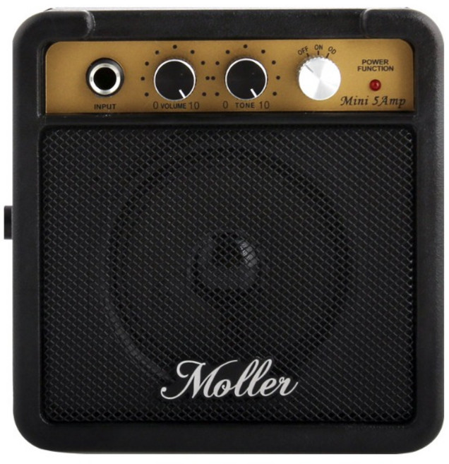뮐러악기 일렉기타 미니 앰프 5W, MA-5, 1개, 블랙