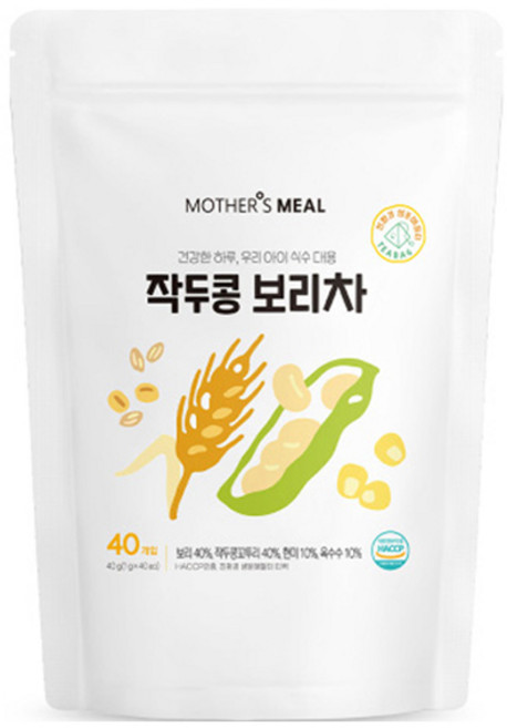 마더스밀 아기 작두콩 보리차, 1g, 1개, 40개입