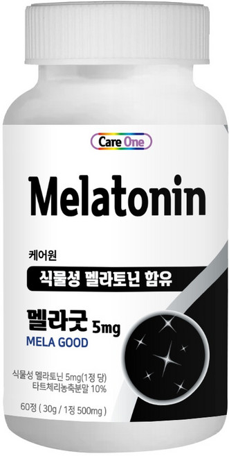 케어원 식물성 멜라토닌 함유 멜라굿 30g, 1개, 60정