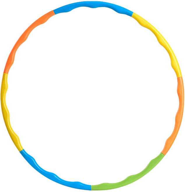 캐스비 아동용 스포츠 훌라후프, 혼합색상, 1개