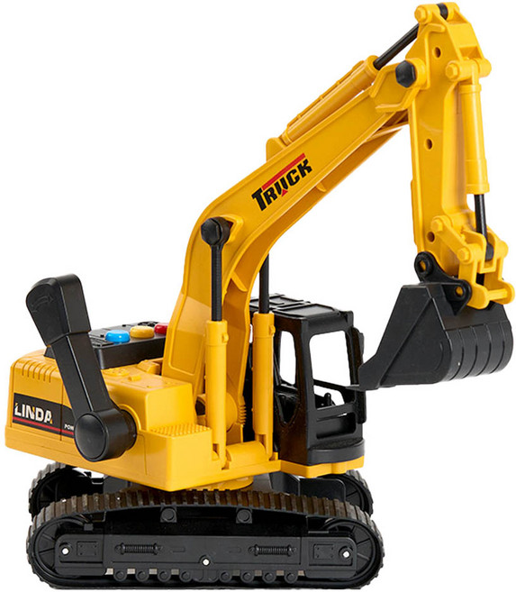 캐스비 플레이 엔지니어링 포크레인 완구, 혼합색상, 1개