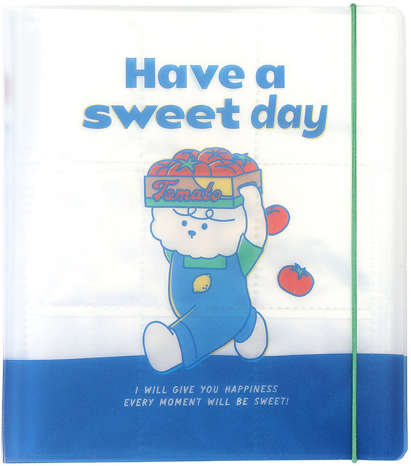 데일리라이크 마이 버디 씰 스티커 앨범, 02 Tomato, 16매