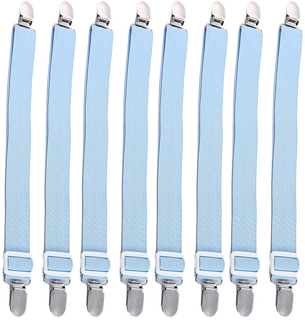 모던모어 침대시트 고정집게, 블루, 8개