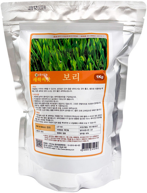 다농 새싹보리 씨앗 1kg, 1개