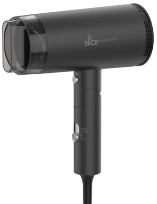 앨리스일렉트로닉스 접이식 헤어 드라이어 1800W, AH-250D
