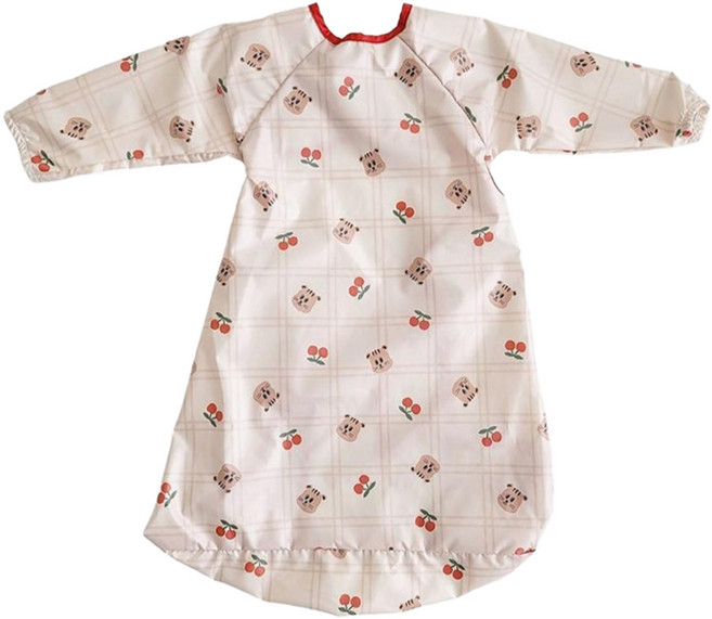 ROTOTO bebe 兒童副食品圍兜 FREE, 松鼠, 1個, 1入