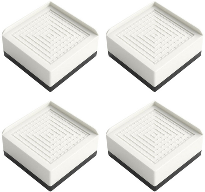 엘로템즈 높이조절 가구받침대 1단, 아이보리, 4개