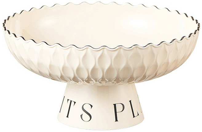 리빙공감 북유럽 다용도 디저트 트레이, 크림, 1개