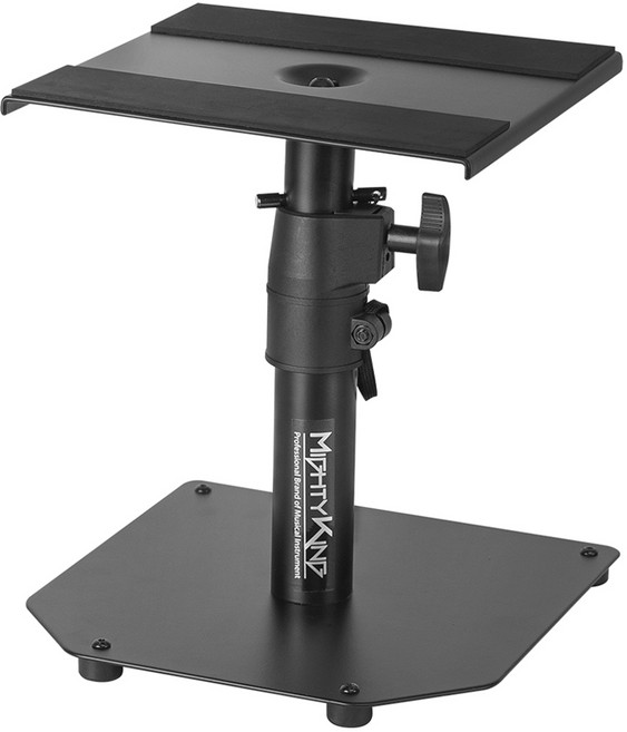 마이티킹 각도 높이 조절 책상 리어 스피커 스탠드, 블랙, 1개, MSD15