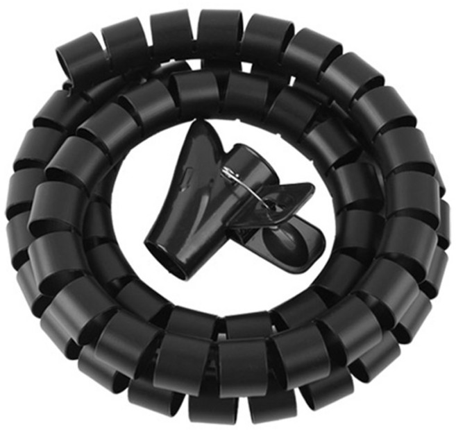 컴스 마트 매직 케이블 정리기 JD388, 블랙, 1개