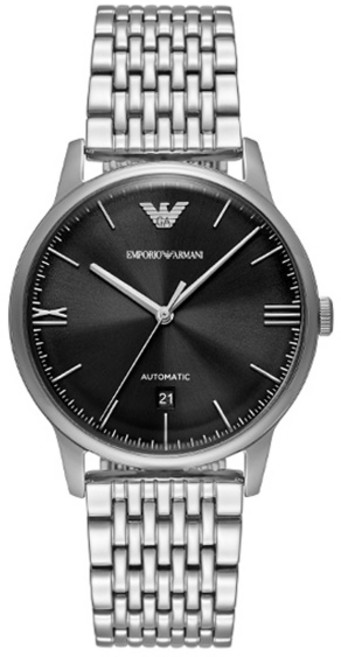 엠포리오아르마니 남성용 미니멀리스트 오토매틱 메탈시계 AR60081