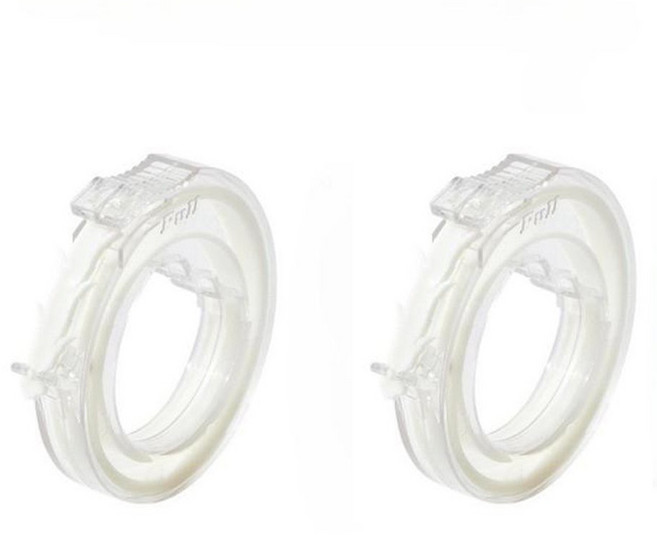 셀리빙 돌돌보관 세면대 머리카락 제거기 배수구 2p, 화이트