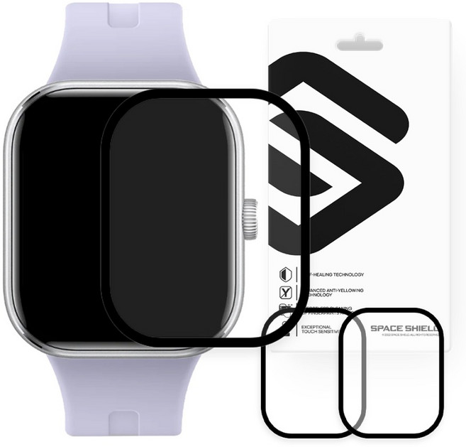 스페이스쉴드 아머 플렉스 PMMA 풀커버 액정보호필름 3p 세트, 투명, 1세트