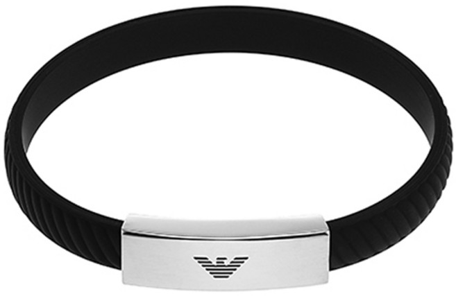 엠포리오아르마니 여성용 ID 로고 팔찌 EGS2996040