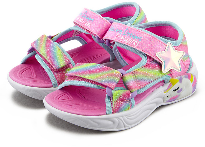 SKECHERS Kids 女童獨角獸夢幻涼鞋