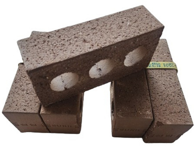 위드블럭 황토벽돌 190 x 90 x 57 mm, 토석 초코브라운, 5개