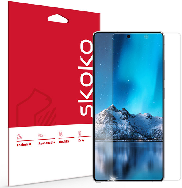 스코코 지문방지 AR 액정보호필름 세트, 1세트