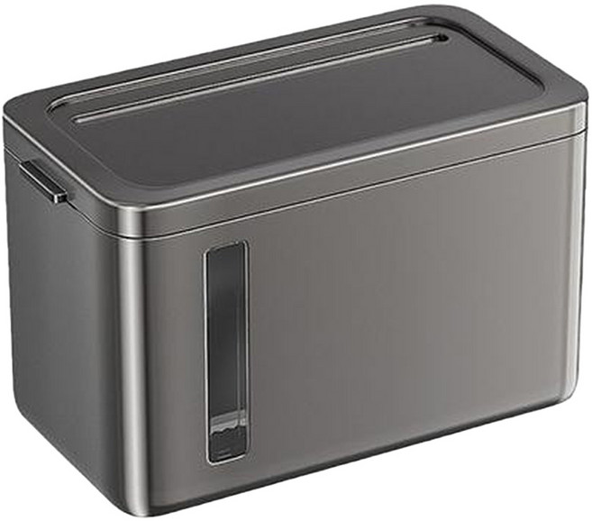 피어니스트 벽걸이 방수 휴지케이스 걸이, 그레이, 1개