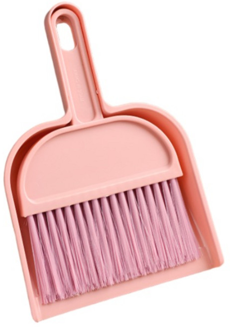 올하이 미니 청소 브러시 + 쓰레받기 세트, 노르딕파우더, 1세트