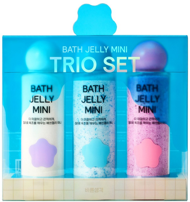 바른생각 배쓰젤리 미니 트리오 3종 세트, 105g, 1개
