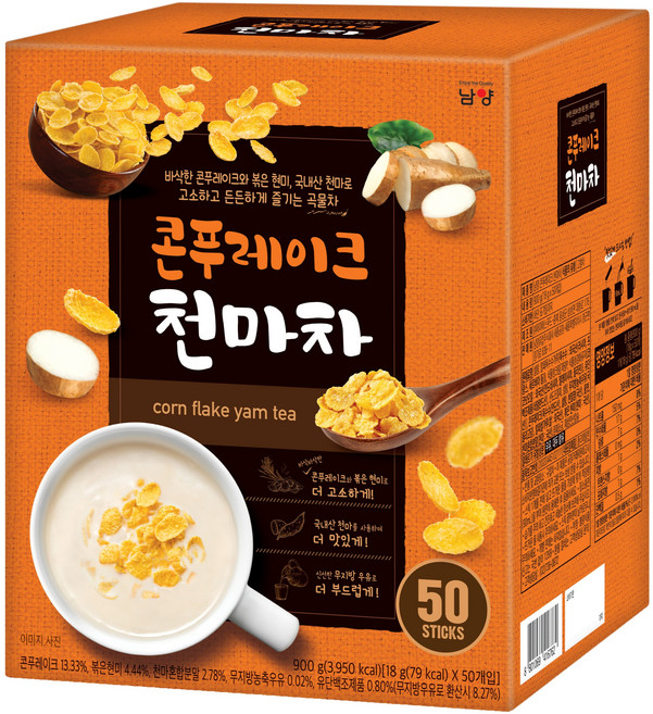 남양유업 콘프레이크 천마차, 1개, 50개입, 18g