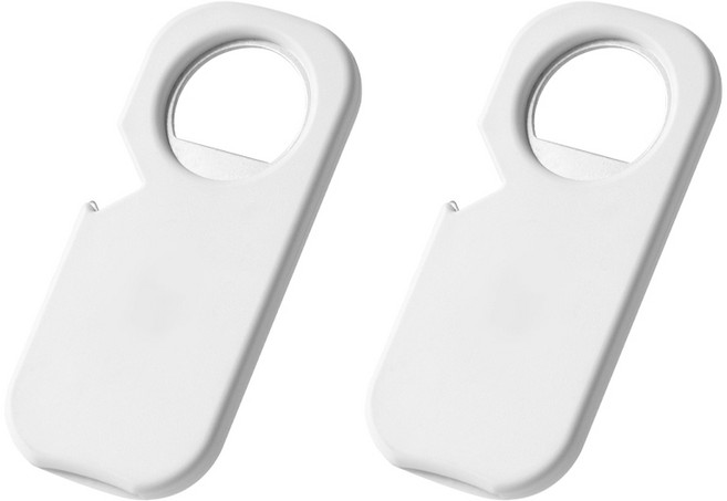 끌레르비 캔 병 통조림 올인원 자석 오프너, 화이트, 2개